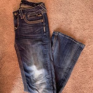 Womens express rerock jeans size 8